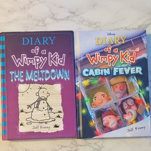 Disney Diary of a Wimpy Kid Book Set - Purple and Blue